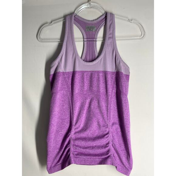 Athleta Purple Fastest Track Racer Back Tank Top Size Medium - Picture 1 of 4
